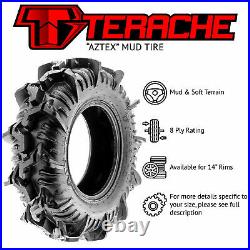 Terache 30×9-14 ATV Tires 30x9x14 All Terrain 8 Ply AZTEX Set of 2