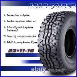 01-08 Kawasaki MULE 3000/3010 Full Set 4 UTV ATV Tires 23x11-10 23x11x10 6PR