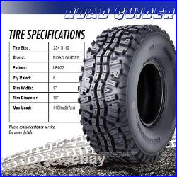 01-08 Kawasaki MULE 3000/3010 Full Set 4 UTV ATV Tires 23x11-10 23x11x10 6PR