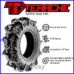 1? Terache 28x9-14 Replacement All Terrain ATV Tires 8 Ply AZTEX