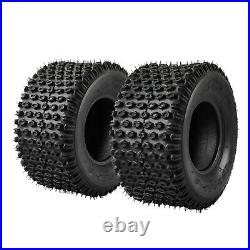 18x9.5-8 ATV UTV Tires 18x9.5x8 4Ply Go Kart Sport All Terrain Mud Tire Set 2