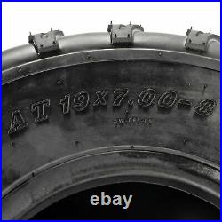 19x7.00-8 Knobby Tire 19X7-8 for Coleman BT200X, CT200U, CT200U-EX Mini Bike