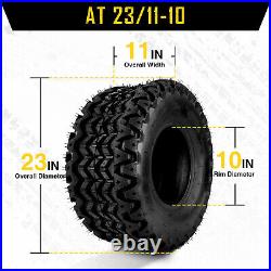 1pc ATV/UTV Tires 23x11-10 23X11X10 6PR Tubeless For Lawn Tractor Mower Turf