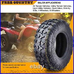 (2) FREE COUNTRY 8PR ATV/UTV Tires 24x8x12 fit 04-20 Honda FOURTRAX RANCHER AT