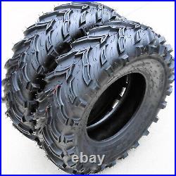 2 Forerunner Mars B 25x10.00-12 25x10-12 50F 6 Ply MT M/T Mud ATV UTV Tires