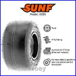 2 Front 10x4.5.00-5? 2 Rear 11x7.10-5? SunF ATV UTV Tires Tubeless 4 PR K001