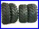 (2) New 25×8-12 & (2) New 25×10-12 K9 6-Ply ATV UTV Tire Set FOUR New Mud Tires