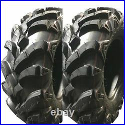 2 New Kingsville ATV UTV Tires 24x9-11 24x9x11 6PR Ultra Deep Tread Mud