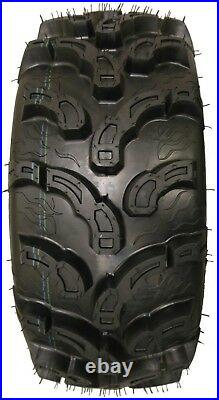 2 New Premium WANDA ATV/UTV Tires 25x8-12 25x8x12 6PR P375 Ultra Deep Tread Mud
