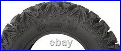 (2) New Sedona 25x10-12 25-10-12 Rip Saw 6-Ply Radial ATV / UTV Tires