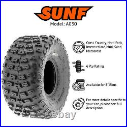 2? SunF 22x10-8 ATV UTV Tires 22x10x8 Tubeless 6 Ply for 8 Rims A030