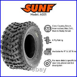 2? SunF 22x11-10 ATV UTV Tires 22x11x10 Tubeless 6 Ply for 10 Rims A005