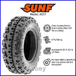 2? SunF 22x7-11 ATV UTV Tires 22x7x11 Tubeless 6 Ply for 11 Rims A027
