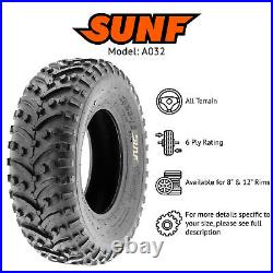 2? SunF 25x8-12 ATV UTV Tires 25x8x12 Tubeless 6 Ply for 12 Rims A032