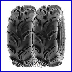 2? SunF 25x8-12 ATV UTV Tires 25x8x12 Tubeless 6 Ply for 12 Rims A048