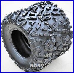 2 Tires 25x10.00-12 25x10-12 Forerunner Knight MT M/T Mud ATV UTV 50F 6 Ply