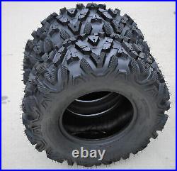 2 Tires 25x10.00-12 25x10-12 Forerunner Knight MT M/T Mud ATV UTV 50F 6 Ply