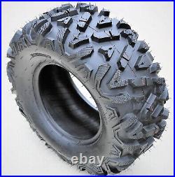 2 Tires 25x10.00-12 25x10-12 Forerunner Knight MT M/T Mud ATV UTV 50F 6 Ply