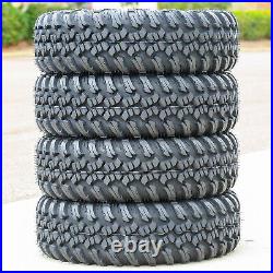 2 Tires 25x10.00R12 25x10R12 Forerunner Aurora A/T AT ATV UTV 67J 8 Ply