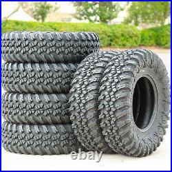 2 Tires 25x10.00R12 25x10R12 Forerunner Aurora A/T AT ATV UTV 67J 8 Ply