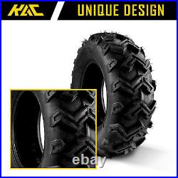 2 pcs ATV UTV TIRES 25X8-12 25X8X12 6PR DURABLE DEEP TREAD All Terrin