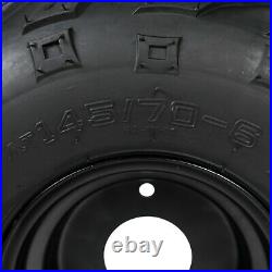 (2) x of 145/70-6 Tire with Wheel Rim Hubs for 50 70 90 110cc ATV Go Kart Mower