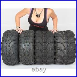 22x8-10, 22x12-10 Kenda Bearclaw K299 6ply Front & Rear ATV UTV Kit -4 Tires