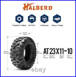 23x11-10 23x11x10 ATV UTV Tires 6PR All Terrain Heavy Duty Replacement Set of 2