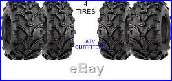 25x8-12 & 25x10-12 Kenda Bear Claw K299 ATV Tires- 6 Ply Rated- Set of 4 (FOUR)