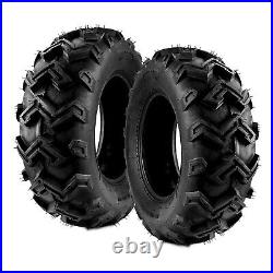 25x8-12 Sport ATV UTV Tires 6Ply Go Kart 25x8x12 25 8 12 Tire All Terrain 2Pc