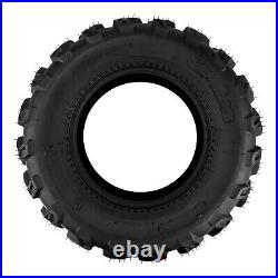 25x8-12 Sport ATV UTV Tires 6Ply Go Kart 25x8x12 25 8 12 Tire All Terrain 2Pc