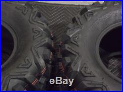 26 Quadking Atv / Utv Tires Full Complete Set 4 26x9-12 26x11-12 Bigghorn