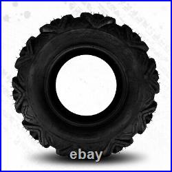 2PCS 25x10-12 Sport ATV UTV Tires 25x10x12 All Terrain 6Ply 25-10-12 Z-199 TWO