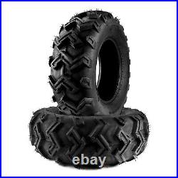 2PCS 6Ply 25x8-12 ATV UTV Mud Tires 25x8x12 All Terrain Heavy Duty 25x8 12 NEW