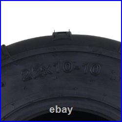 2Pcs 22x10-10 22x10x10 4 Ply Tires Tyres For ATV UTV Quad Gokart Buggy 4 Wheeler