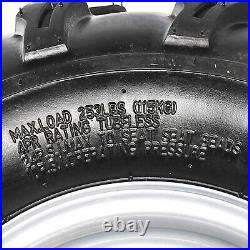 2pc 18x9.5-8 18x9.5x8 Rear Tire Rim 8 Tires Wheel Knuckle Hub 18x9.50-8 ATV UTV