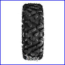 2pc New 25x8-12 6Ply 25x8x12 ATV UTV Tires 25-8-12 Go Kart Golf Cart All Terrain