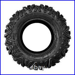 2pc New 25x8-12 6Ply 25x8x12 ATV UTV Tires 25-8-12 Go Kart Golf Cart All Terrain