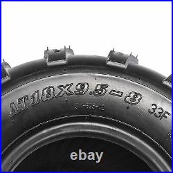 2pcs 18x9.50-8 ATV UTV Tires Rear 18x9.5-8 18x9.5x8 Tire Tubless 8 Wheels