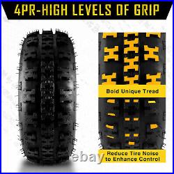 2pcs 21x7-10 ATV UTV Tires Go Kart 21x7x10 Golf Cart All Terrain 4Ply 21-7-10