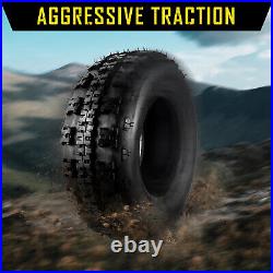 2pcs 21x7-10 ATV UTV Tires Go Kart 21x7x10 Golf Cart All Terrain 4Ply 21-7-10