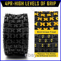 2x Tires 20x10-10 ATV UTV Go Kart 20x10x10 All Terrain 4Ply Golf Cart 20-10-10