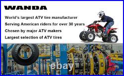 (4) 16x8-7 WANDA ATV tires set for 2002-2017 Suzuki Quadsport LT A50/Z50