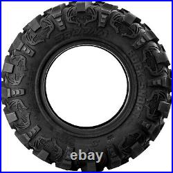 (4) Sedona Buck Snort 27x9-14 FRONT & 27x11-14 REAR 6 Ply Bias Utility UTV Tires