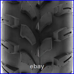 (4) SunF 19x9.5-8 19x9.5x8 ATV UTV Lawn-Mowers Off Road Tires Tubeless 6 PR A003