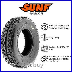 4? SunF 20x6-10 20x6x10 ATV UTV Tubeless 20 Tires 6 Ply for 10 Rims A035