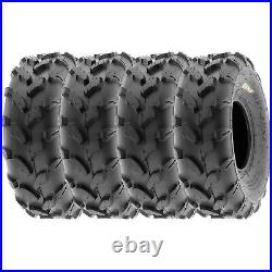 (4) SunF A003 18x7-8 18x7x8 ATV UTV Lawn-Mowers Off-Road Tires 6 PR Directional