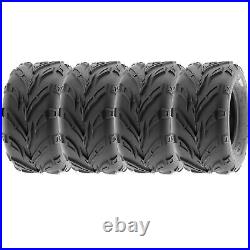 (4) SunF A004 18x9.5-8 18x9.5x8 ATV UTV Trail Track Tires 6 PR Off-Road Tubeless