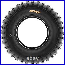 (4) SunF A032 22x11-8 Turf & Trail ATV UTV Golf Cart Off-Road Tires 6PR Tubeless