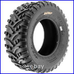 (4) SunF A032 22x11-8 Turf & Trail ATV UTV Golf Cart Off-Road Tires 6PR Tubeless